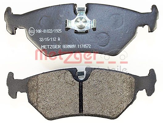 METZGER 1170572 Bremsbelagsatz, Scheibenbremse